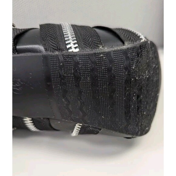 SHOW STORY WOMEN'S BLACK ZIPPER CLOSE TOE HEEL PLATFORM SZ 6 1/2 37 - Picture 10 of 14